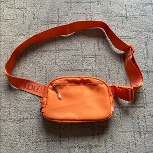 Lole Tangerine (Orange) Crossbody Belt Bag